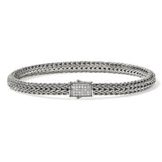 JOHN HARDY Sterling Silver Diamond Icon Bracelet, 5MM